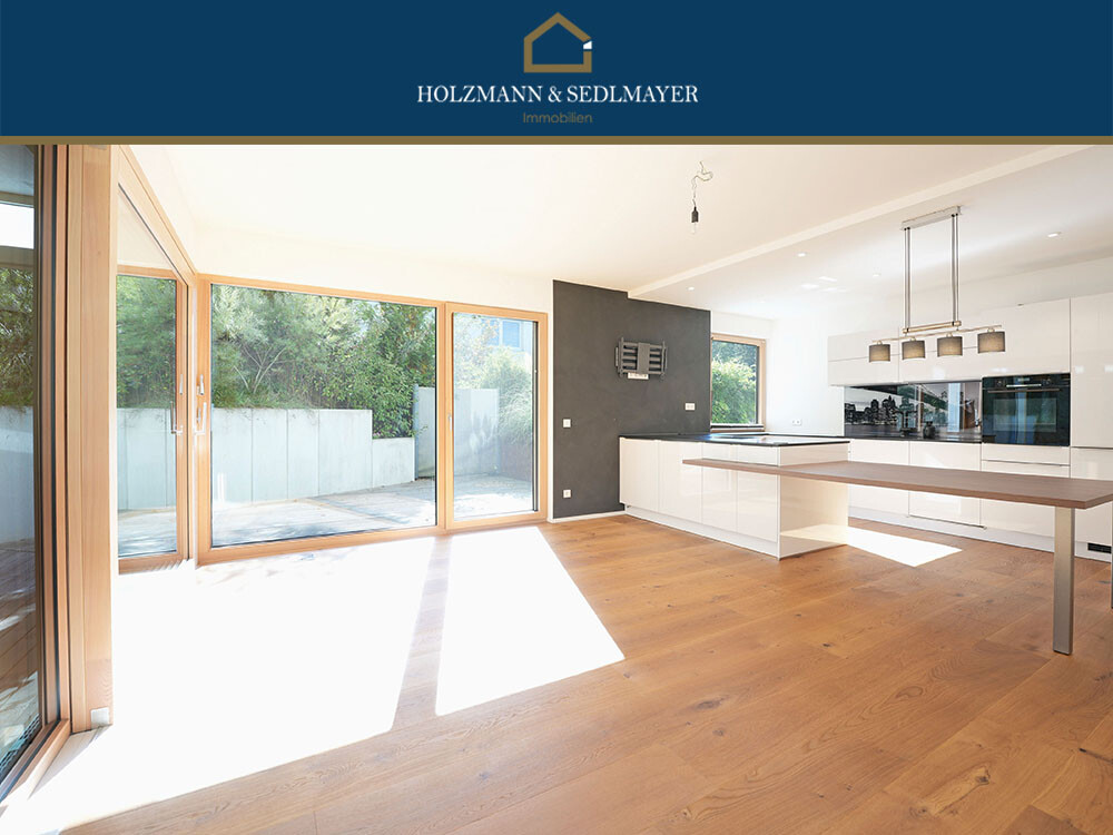 Statement aus Design, Qualität & Wohnkomfort: 
Neuwertige 4.-Zi.-Wohnung am Landshuter Stadtrand