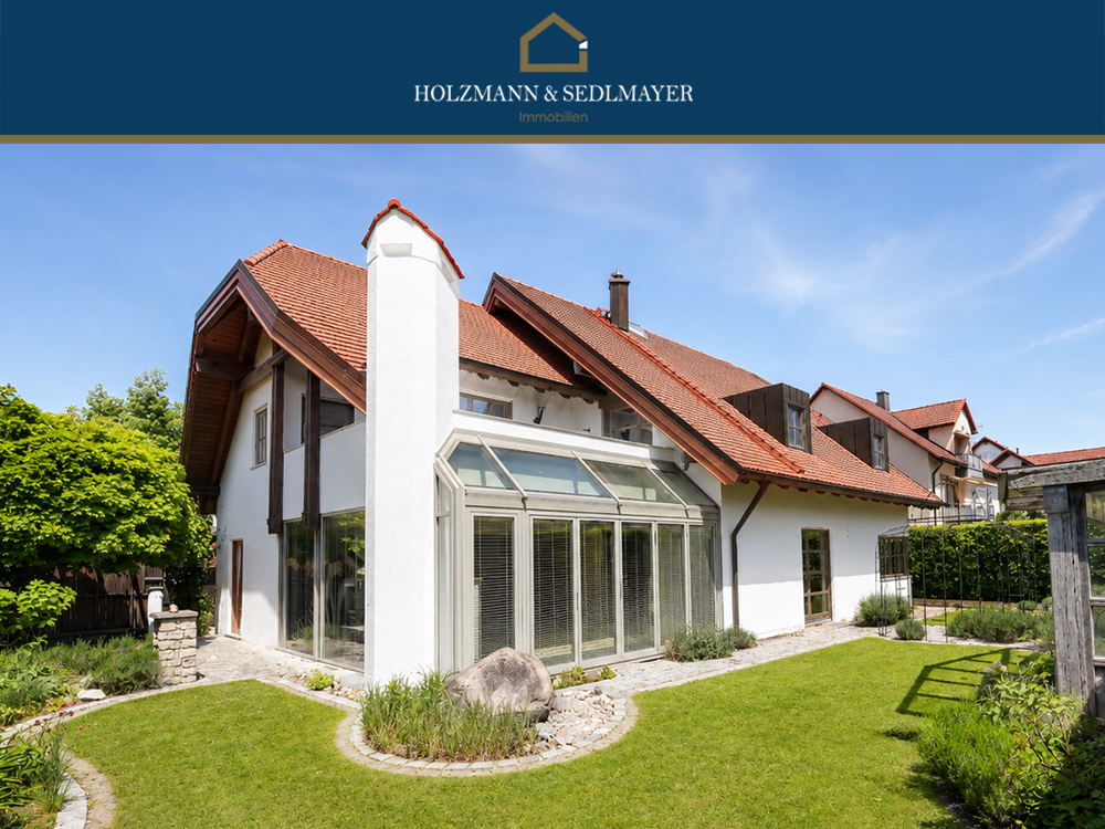 Architektenvilla mit Charakter: 245 m² Wohnen mit Stil und Privatsphäre in Manching