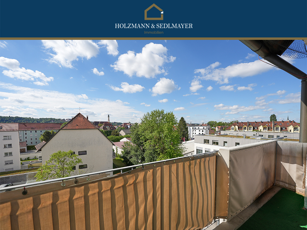 Ausblick genießen! 
Vermietete 3,5-Zimmer-Wohnung mit Balkon - Nähe Bahnhof